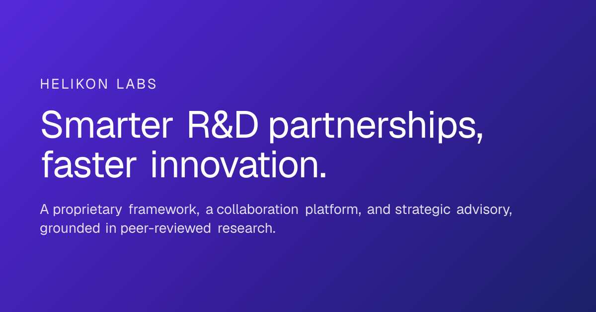 Collaboration Readiness Assessment · Helikon Labs